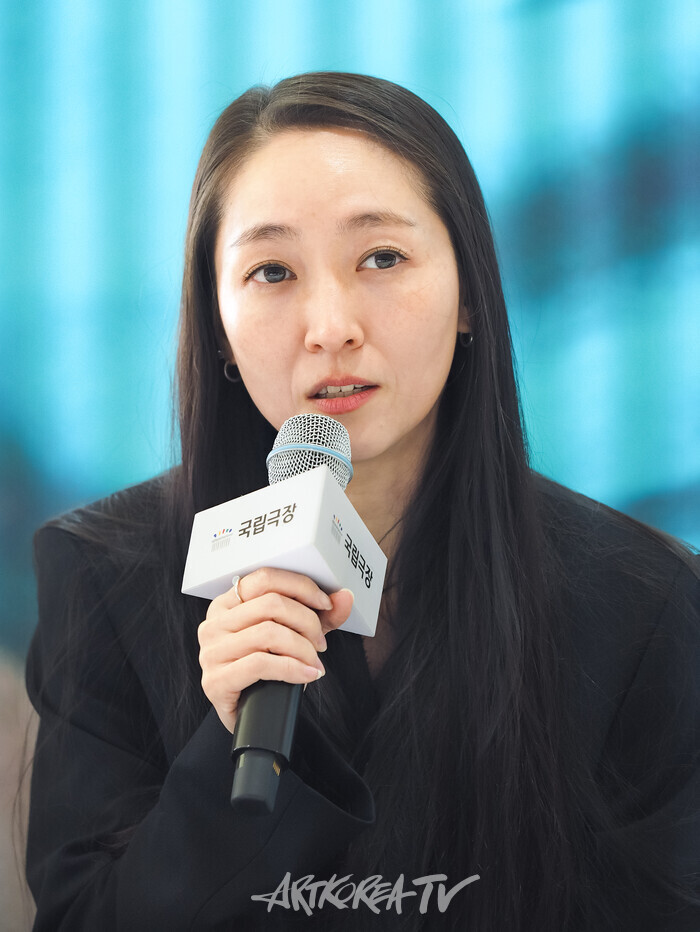 국립무용단 신작 '미인' 기자간담회(정보경 안무가) 2025.03.11 사진 ⓒ아트코리아방송 이용선 기자