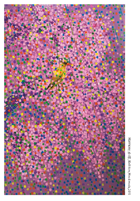 정세훈작가. 하모니..85x114cm 유화 2015 사진-오미갤러리 제공