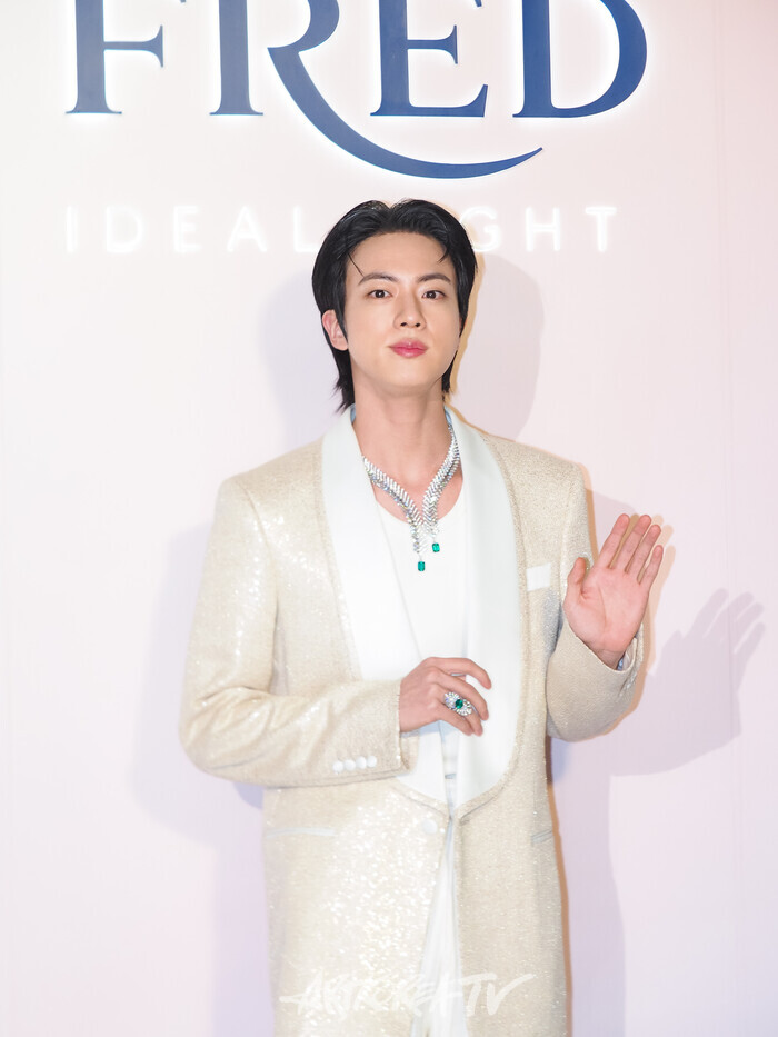 프레드 '무슈 프레드 아이디얼 라이트' 행사 (BTS 진) 2025.03.13 사진 ⓒ아트코리아방송 이용선 기자