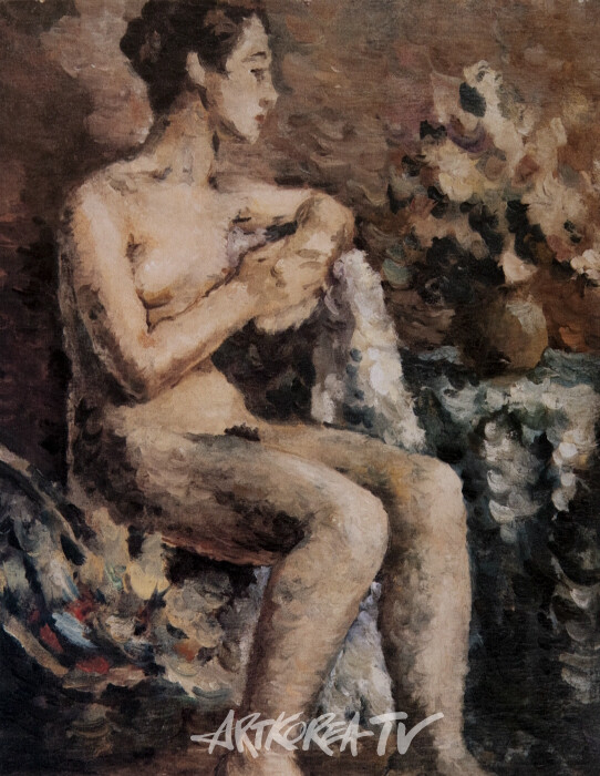 구봉웅- 나부-캔버스에 유채 71×57.5cm