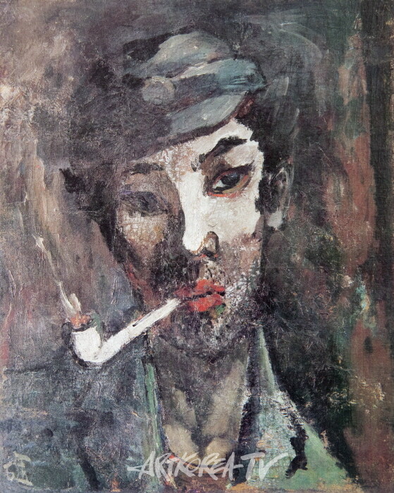 구봉웅-친구의 초상 캔버스에 유채 65×53cm