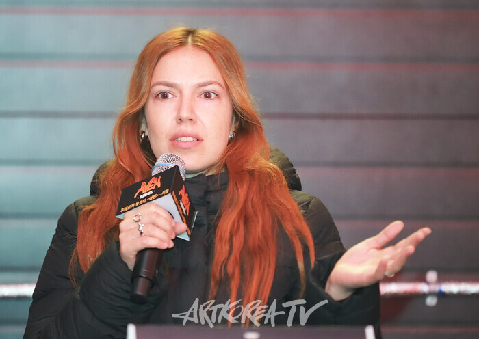 2025 푸에르자 부르타 아벤 기자간담회(배우 카밀라 타란토) 2025.03.18 사진 ⓒ아트코리아방송 이용선 기자