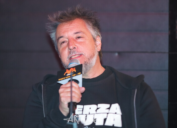 2025 푸에르자 부르타 아벤 기자간담회(파비오 아퀼라 총괄 코디네이터) 2025.03.18 사진 ⓒ아트코리아방송 이용선 기자