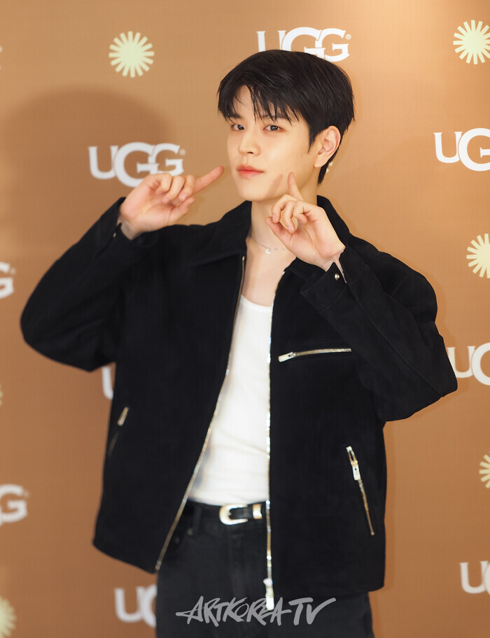 어그(UGG) 도산 플래그십스토어 오픈 기념 포토월 행사(스트레이키즈 승민) 2025.03.20 사진 ⓒ아트코리아방송 이용선 기자