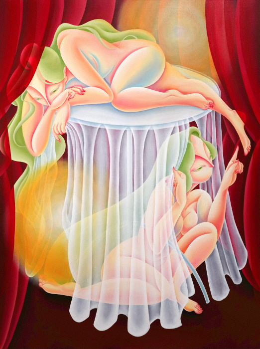 White Hole-Oil on canvas, 97.0x130.3cm, 2025-사진제공 올미아트스페이스