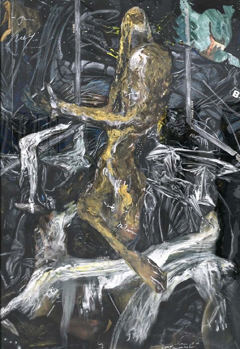 Beach cafe 2025 oil on canvas 162.3x130.3cm-사진제공 관훈갤러리