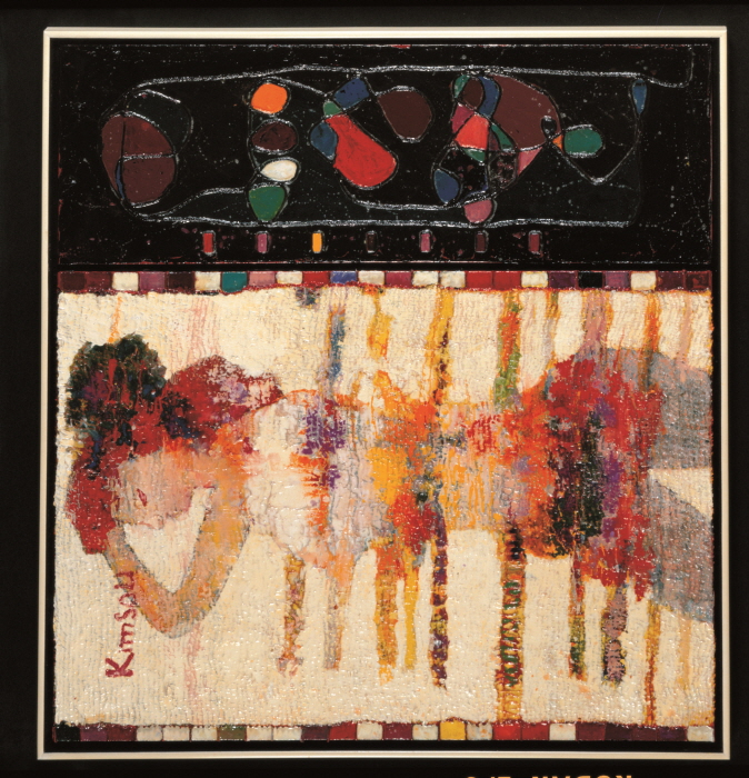 김흥수 '스승과 제자- 그녀'2-사진 김종근 미술평론가