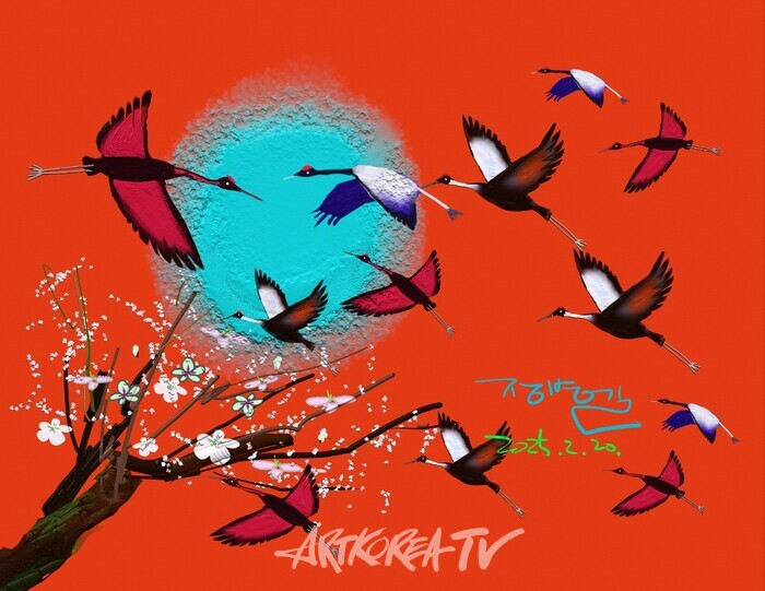 비상(飛上) / 모바일그림 / K1모바일화가 정병길 작