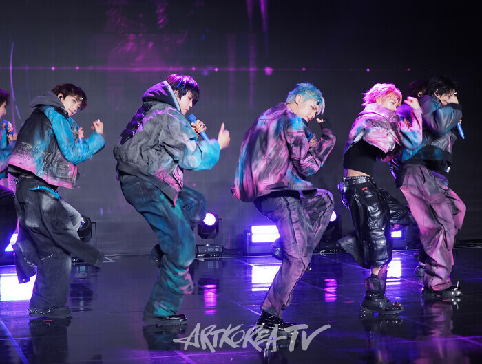 뉴비트(NEWBEAT) 첫 정규 앨범 '로우 앤 래드'(RAW AND RAD) 발매 기념 쇼케이스. 2025.03.24 사진 ⓒ아트코리아방송 이용선 기자