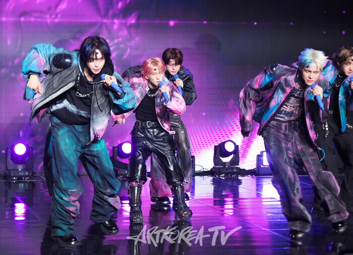 뉴비트(NEWBEAT) 첫 정규 앨범 '로우 앤 래드'(RAW AND RAD) 발매 기념 쇼케이스. 2025.03.24 사진 ⓒ아트코리아방송 이용선 기자