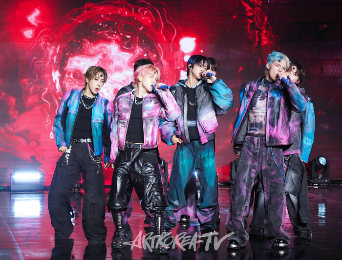 뉴비트(NEWBEAT) 첫 정규 앨범 '로우 앤 래드'(RAW AND RAD) 발매 기념 쇼케이스. 2025.03.24 사진 ⓒ아트코리아방송 이용선 기자