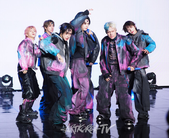 뉴비트(NEWBEAT) 첫 정규 앨범 '로우 앤 래드'(RAW AND RAD) 발매 기념 쇼케이스. 2025.03.24 사진 ⓒ아트코리아방송 이용선 기자