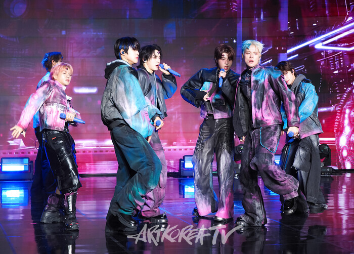 뉴비트(NEWBEAT) 첫 정규 앨범 '로우 앤 래드'(RAW AND RAD) 발매 기념 쇼케이스. 2025.03.24 사진 ⓒ아트코리아방송 이용선 기자