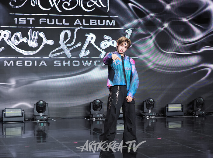 뉴비트(NEWBEAT) 첫 정규 앨범 '로우 앤 래드'(RAW AND RAD) 발매 기념 쇼케이스(최서현). 2025.03.24 사진 ⓒ아트코리아방송 이용선 기자