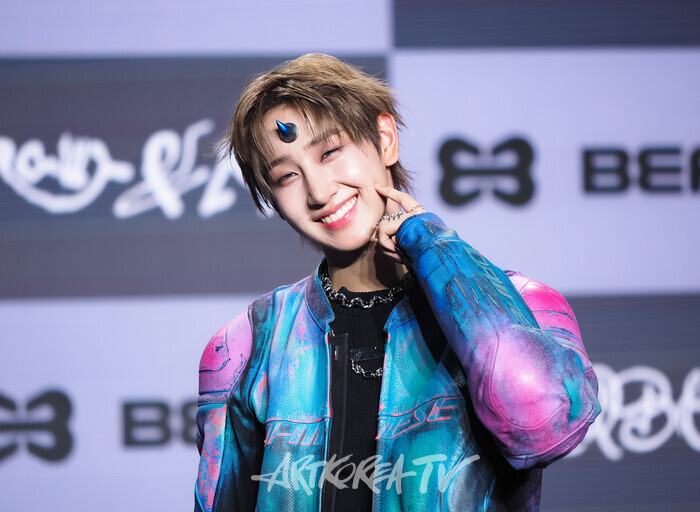 뉴비트(NEWBEAT) 첫 정규 앨범 '로우 앤 래드'(RAW AND RAD) 발매 기념 쇼케이스(최서현). 2025.03.24 사진 ⓒ아트코리아방송 이용선 기자