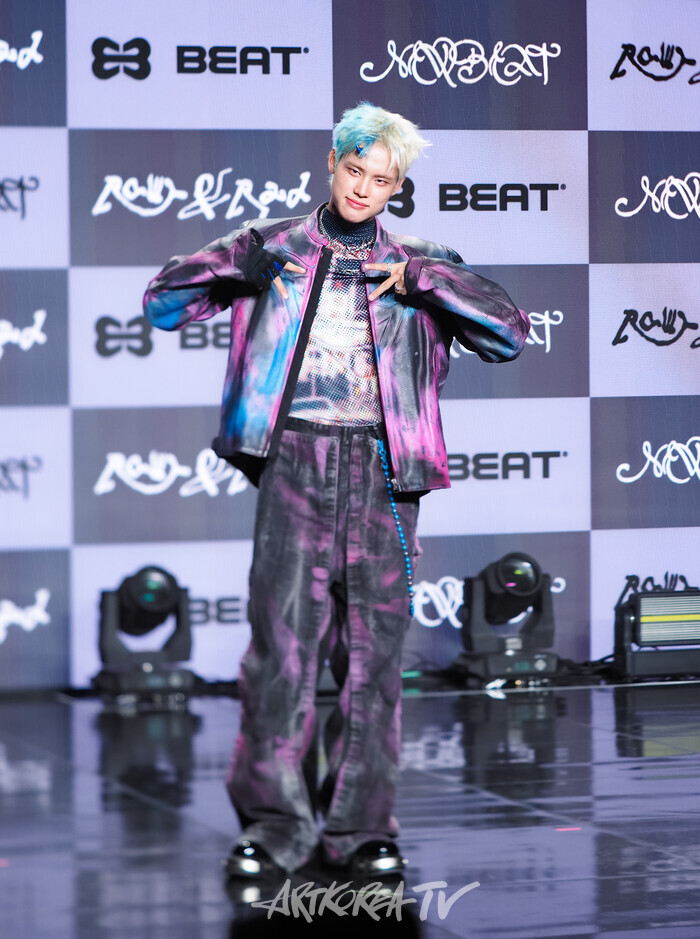 뉴비트(NEWBEAT) 첫 정규 앨범 '로우 앤 래드'(RAW AND RAD) 발매 기념 쇼케이스(전여여정). 2025.03.24 사진 ⓒ아트코리아방송 이용선 기자