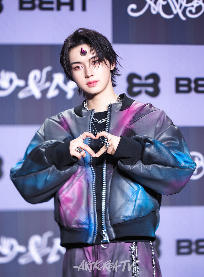 뉴비트(NEWBEAT) 첫 정규 앨범 '로우 앤 래드'(RAW AND RAD) 발매 기념 쇼케이스(김태양). 2025.03.24 사진 ⓒ아트코리아방송 이용선 기자