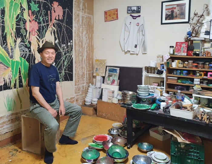 환쟁이, 김선두 시골 촌놈-사진제공 김종근 미술평론가