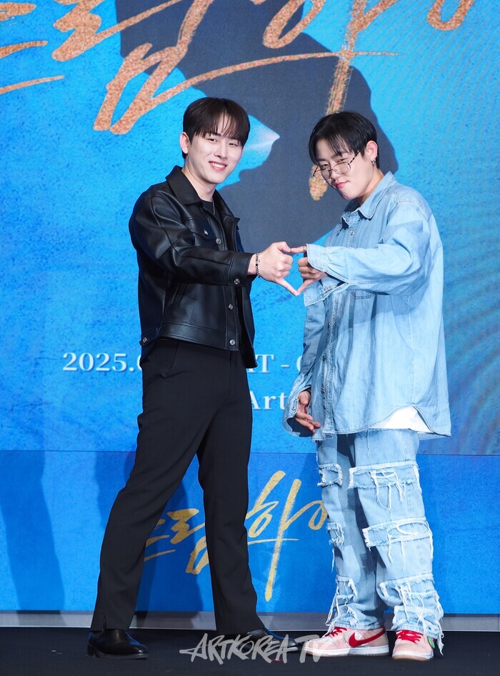 쇼뮤지컬 Again '드림하이' 제작발표회(추연성, 유권(블락비)) 2025.03.25 사진 ⓒ아트코리아방송 이용선 기자​
