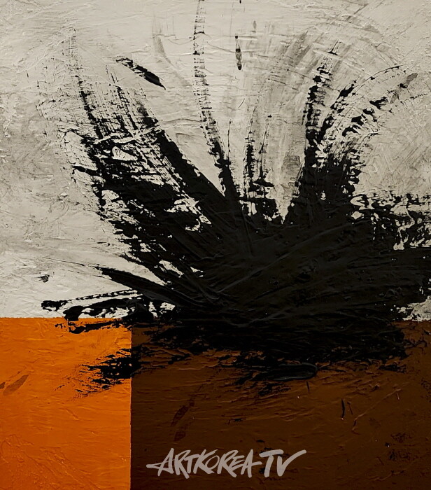 정주영-울어도 괜찮아 2025 mixed on canvas, 45.5×53cm