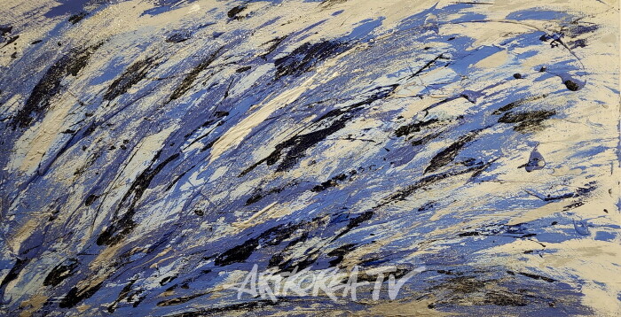 정주영-환대의 공간2 2025 mixed on canvas, 50×95cm (2)