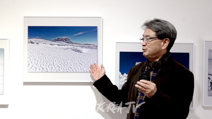 안진언 작가-2025 Art Korea Global ART Fair에서 선보인 ‘선작지왓의 눈결’