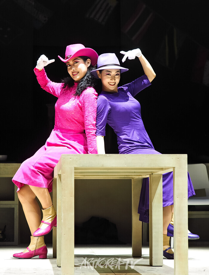 연극 '코믹' 프레스콜(에피소드- 모자 사러 왔습네다) 2025.03.28 사진 ⓒ아트코리아방송 이용선 기자​