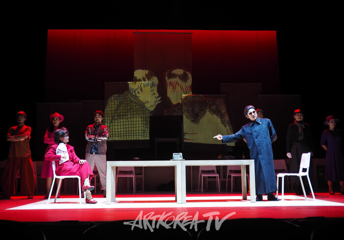 연극 '코믹' 프레스콜(에피소드- 모자 사러 왔습네다) 2025.03.28 사진 ⓒ아트코리아방송 이용선 기자​