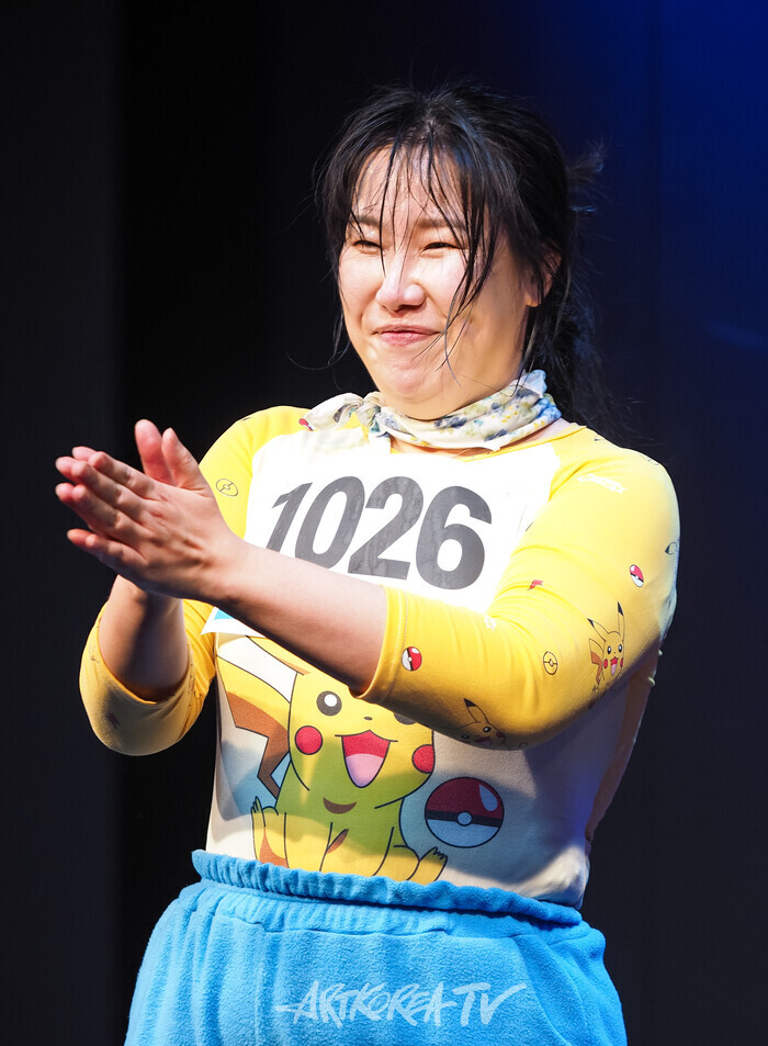 연극 '다시뛴다' 커튼콜(세은 역 이서린) 2025.03.28 사진 ⓒ아트코리아방송 이용선 기자​