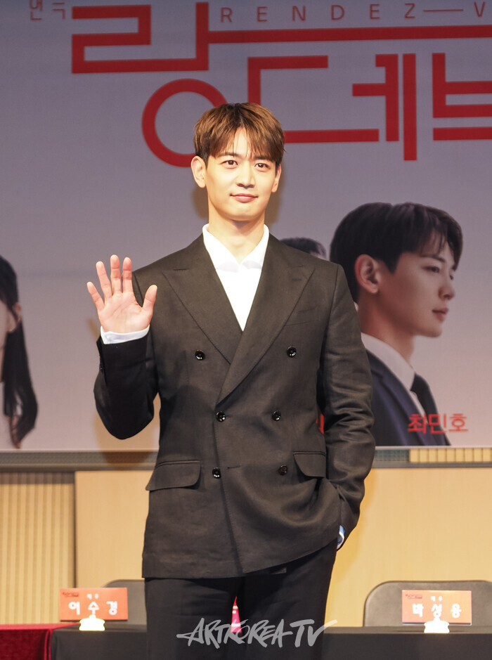 연극 '랑데부' 기자간담회(최민호) 2025.04.01 사진 ⓒ아트코리아방송 이용선 기자​