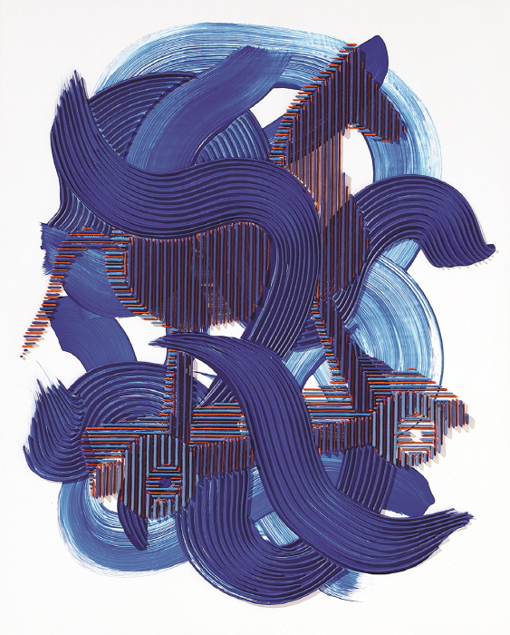 F-Transition 24-WH 73 x 91cm acrylic on canvas 2025-사진제공 갤러리그림손