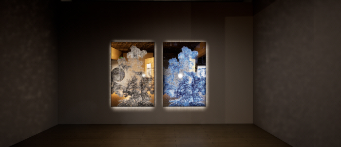 가족산수도-조춘도 1,2-사진 국립아시아문화던당