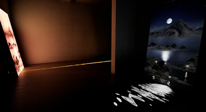 고향의 노을, 고향의 밤-사진 국립아시아문화던당