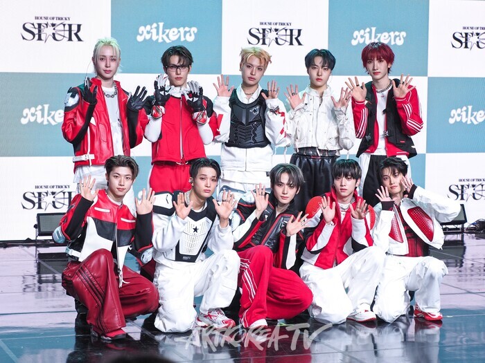 싸이커스 다섯 번째 미니 앨범 '하우스 오브 트리키 : 스퍼'(HOUSE OF TRICKY : SPUR) 발매 기념 쇼케이스. 2025.04.03 사진 ⓒ아트코리아방송 이용선 기자​