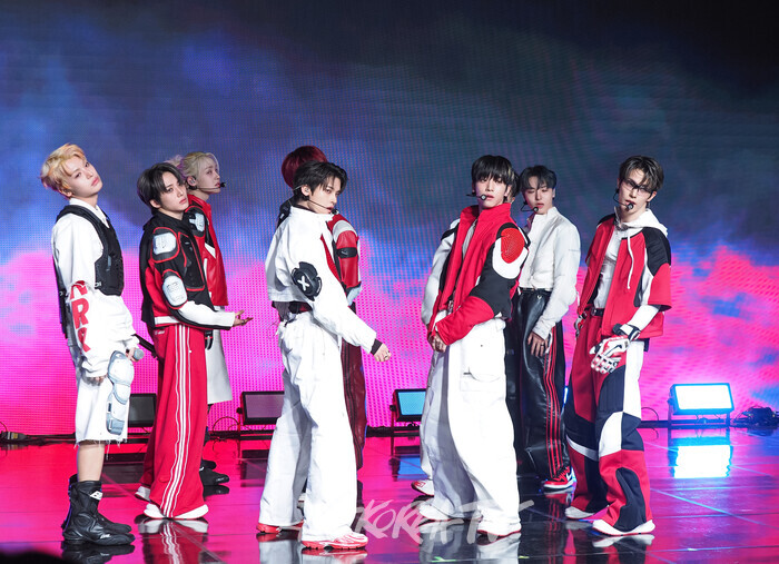 싸이커스 다섯 번째 미니 앨범 '하우스 오브 트리키 : 스퍼'(HOUSE OF TRICKY : SPUR) 발매 기념 쇼케이스. 2025.04.03 사진 ⓒ아트코리아방송 이용선 기자​