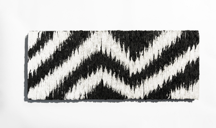 권기자_Time accumulation_Mixed Media on Panel_54x130x2cm_2020-사진제공 보자르 갤러리