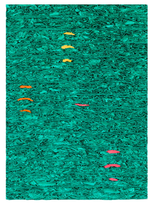 권기자_Time accumulation_Mixed Media on Panel_72x53cm_ 2024-사진제공 보자르 갤러리