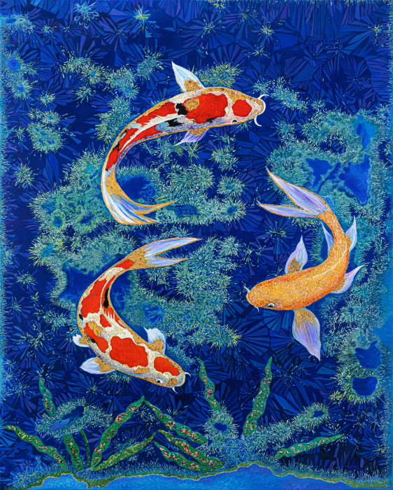 Memories, 162.2×130.3cm, 캔버스에 세라믹과 혼합재료, 2024-사진 쉐미미술관 제공