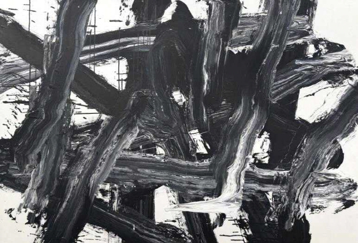 우종택, Memory of Origin, 2024, Mixed media on paper, 140x210cm - 자료제공 ⓒ갤러리끼