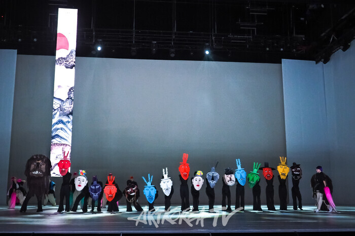 국립무용단 '미인' 프레스콜(탈춤) 2025.04.03 사진 ⓒ아트코리아방송 이용선 기자​