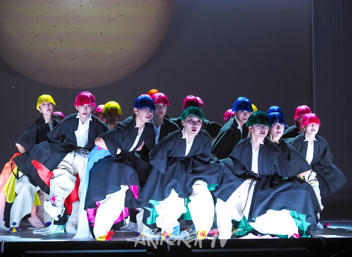 국립무용단 '미인' 프레스콜(탈춤) 2025.04.03 사진 ⓒ아트코리아방송 이용선 기자​