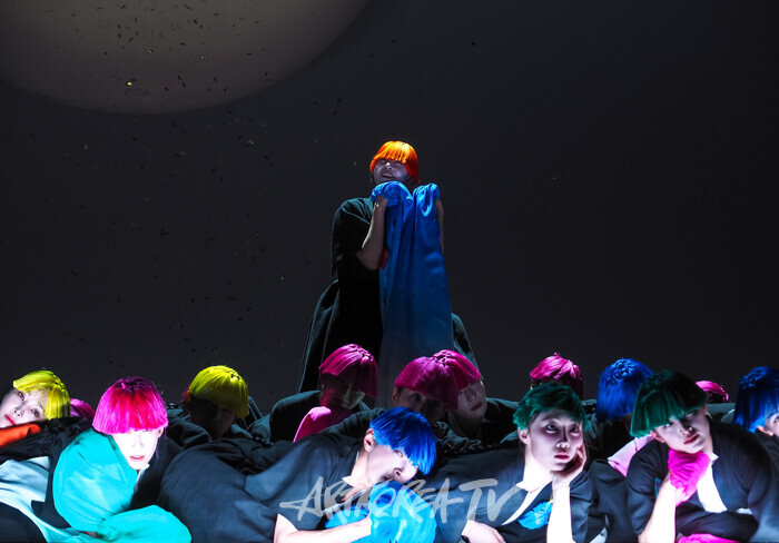 국립무용단 '미인' 프레스콜(탈춤) 2025.04.03 사진 ⓒ아트코리아방송 이용선 기자​