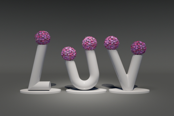 배승수 作_ LUV, 가변설치, stainless steel, 2025-사진 네오아트센터 제공