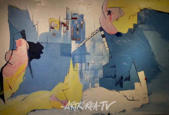 박재영 City Walker 193.9×130.3cm oil on canvas 2022-사진 김한정 기자