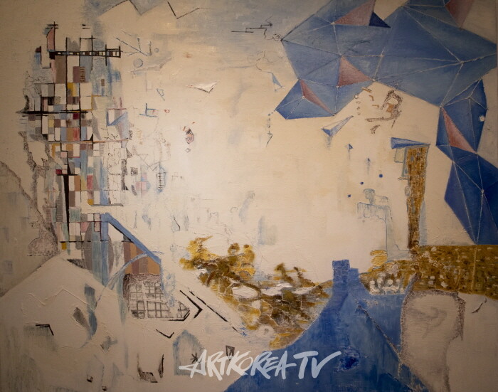 박재영 Flowing City_3 130.3×163cm oil on canvas 2021-사진 김한정 기자