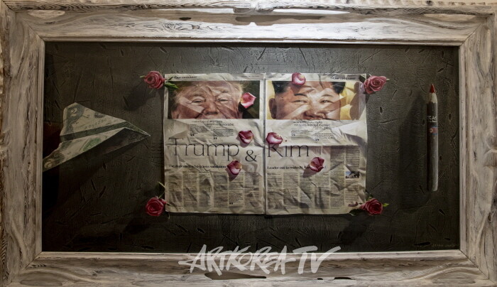 장철석-Century Big Game Round 1. oil on panel 150×76cm-사진 김한정 기자