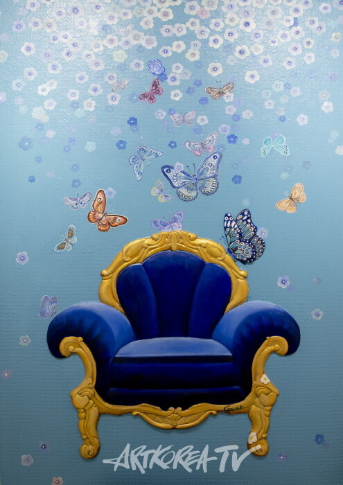 곽연주-쉼 2022 acrylic on canvas 130×89.4cm-사진 김한정 기자