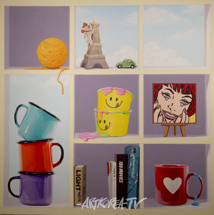 이재옥-Still Life 2025 acrylic on canvas 72.7×72.7cm-사진 김한정 기자