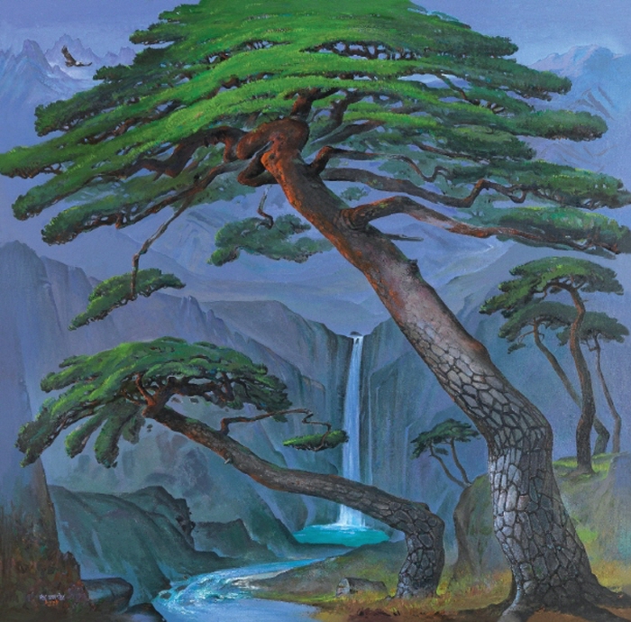 변재현 개인전-송아리랑 '한국 회화에 깃든 민족적 정조와 정신의 숲' -사진제공 변재현 작가