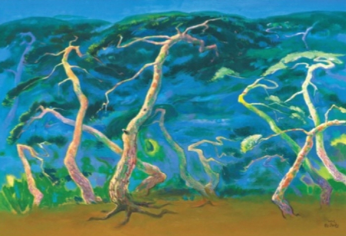 변재현-송 아리랑 Pine Arirang 83×116.7cm Oil on canvas 2023-사진제공 변재현 작가